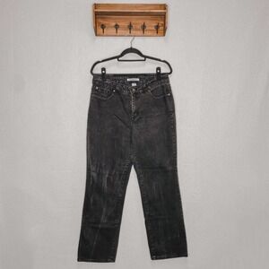 Croft & Barrow | Black‎ Womans Jeans Acid Wash 16